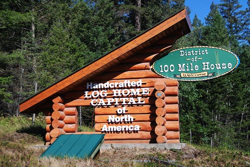 A picture of the District municipality of One Hundred Mile House.