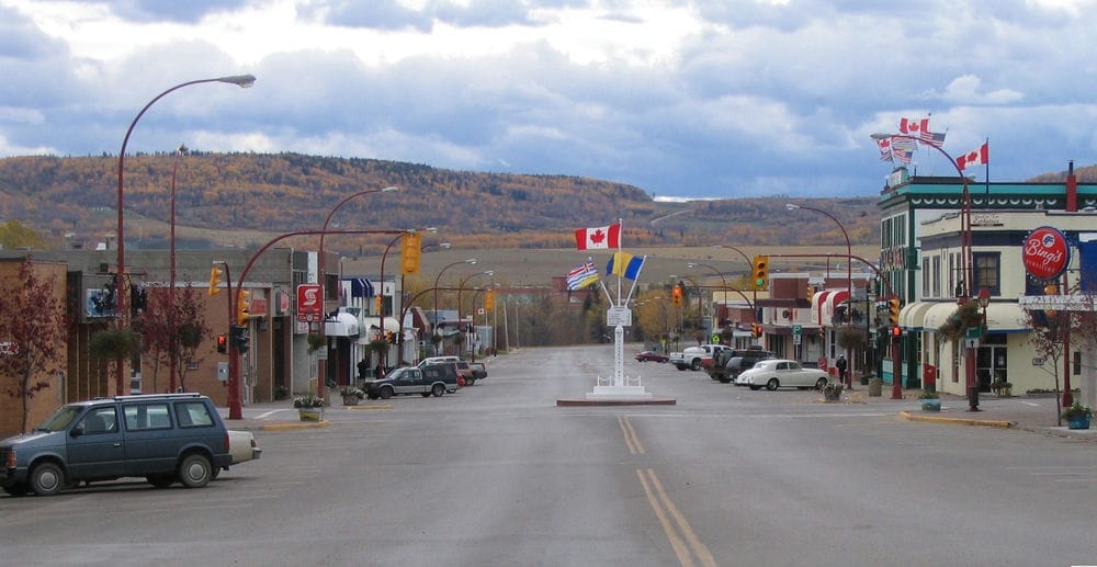 A picture of the City of Dawson Creek.