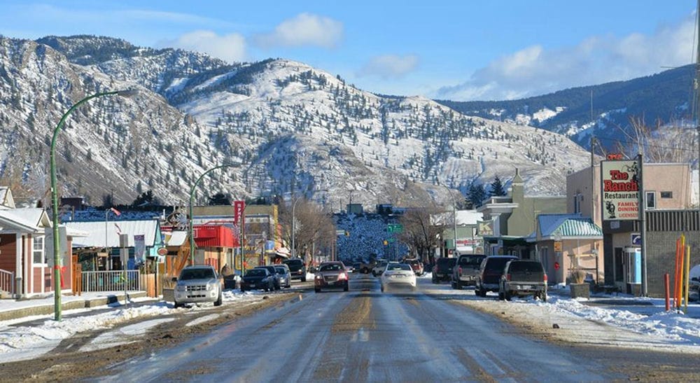 A picture of the Village of Keremeos.