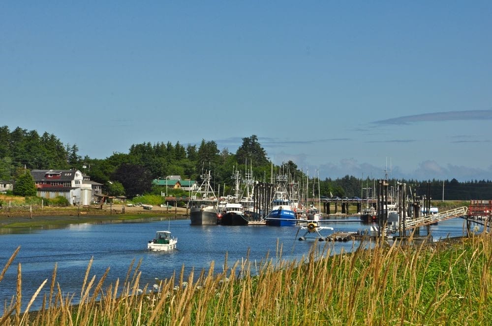 A picture of the Village of Masset.