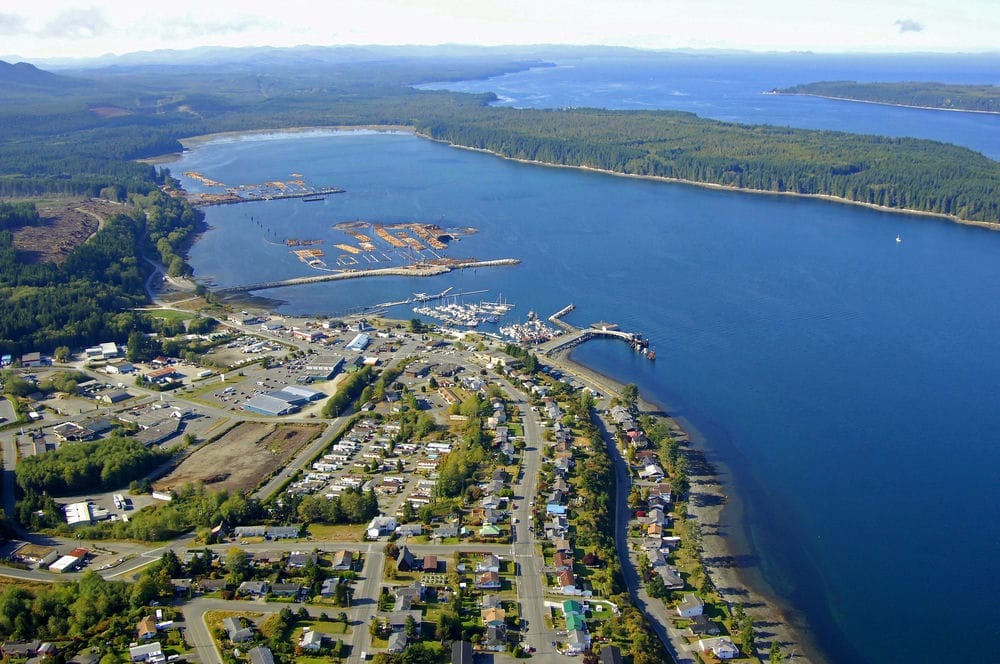 A picture of the Town of Port McNeill.