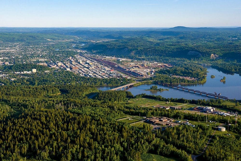 A picture of the City of Prince George.