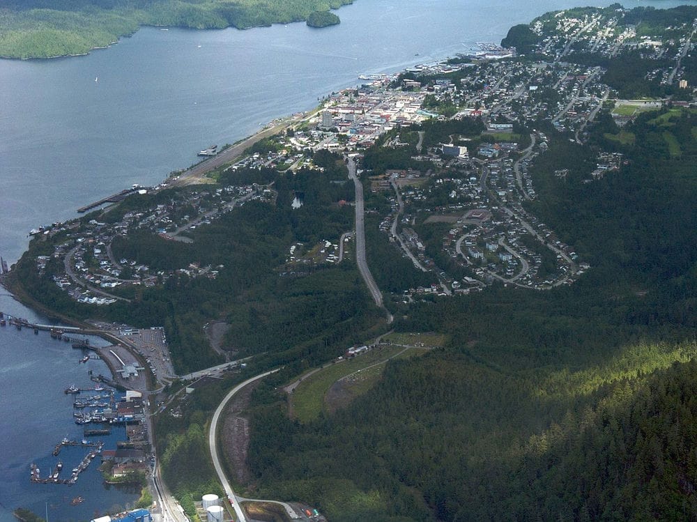 A picture of the City of Prince Rupert.