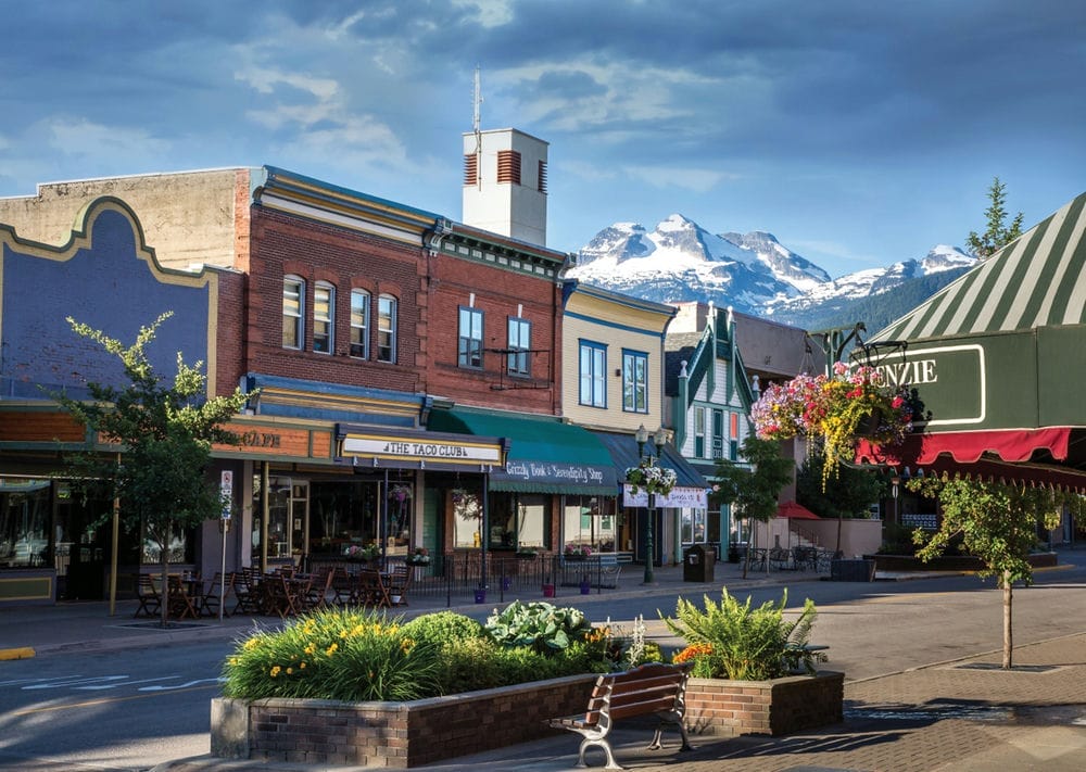A picture of the City of Revelstoke.