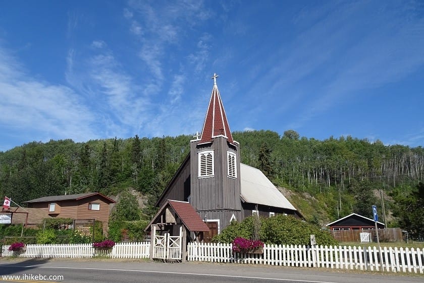 A picture of the Village of Telkwa.