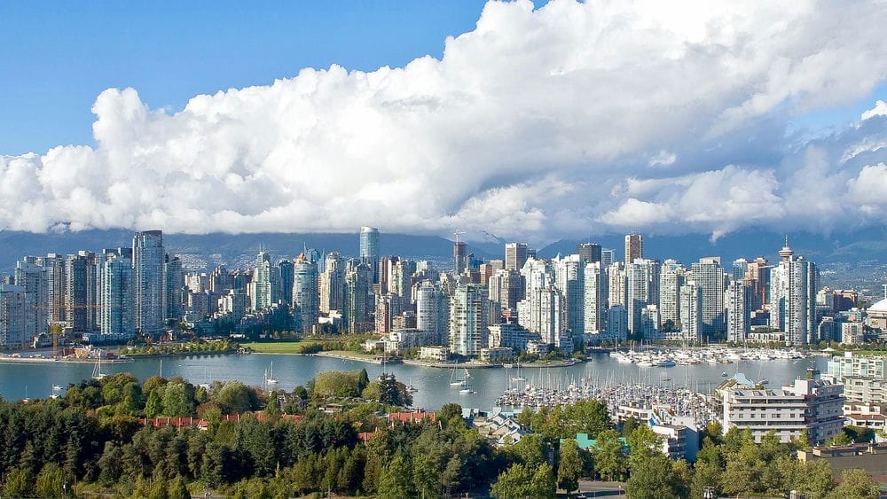 A picture of the City of Vancouver.