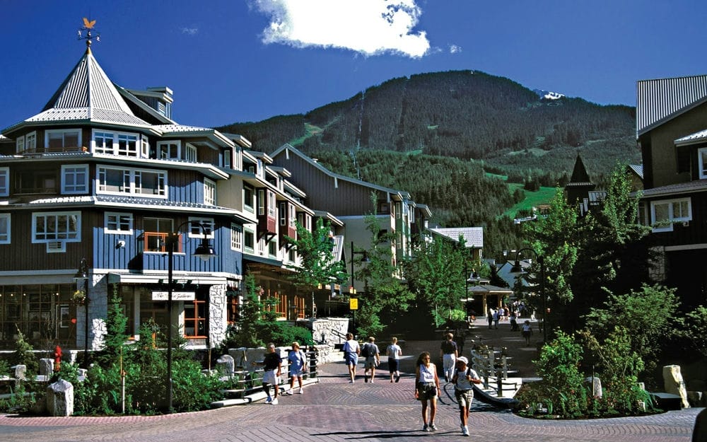 A picture of the Resort municipality of Whistler.